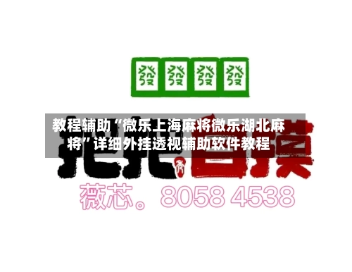 教程辅助“微乐上海麻将微乐湖北麻将”详细外挂透视辅助软件教程-第1张图片