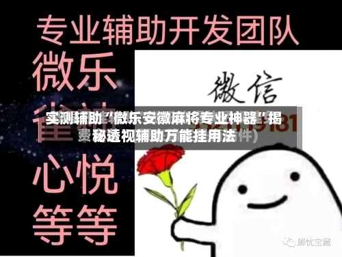 实测辅助“微乐安徽麻将专业神器	”揭秘透视辅助万能挂用法-第1张图片