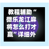 教程辅助“微乐龙江麻将怎么打才赢”详细外挂透视辅助软件教程-第2张图片