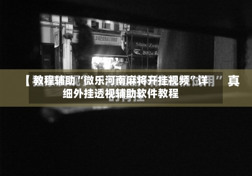 教程辅助“微乐河南麻将开挂视频	”详细外挂透视辅助软件教程-第2张图片