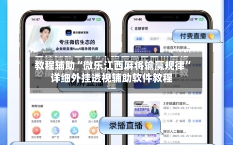 教程辅助“微乐江西麻将输赢规律”详细外挂透视辅助软件教程-第1张图片