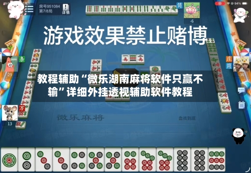 教程辅助“微乐湖南麻将软件只赢不输”详细外挂透视辅助软件教程-第3张图片