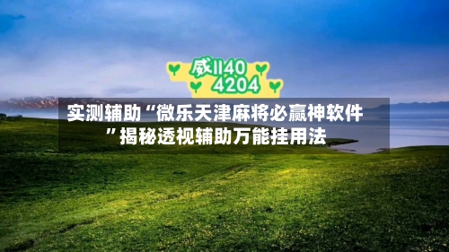 实测辅助“微乐天津麻将必赢神软件	”揭秘透视辅助万能挂用法-第1张图片