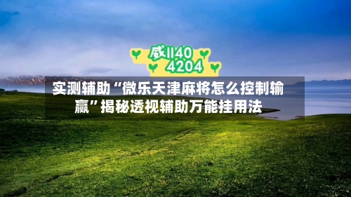 实测辅助“微乐天津麻将怎么控制输赢”揭秘透视辅助万能挂用法-第2张图片