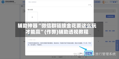 辅助神器“微信群链接金花要这么玩才能赢”(作弊)辅助透视教程-第2张图片