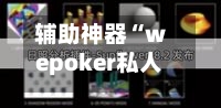 辅助神器“wepoker私人局怎么老是输	”(作弊)辅助透视教程-第1张图片