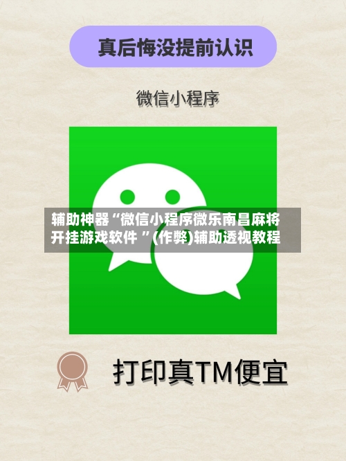辅助神器“微信小程序微乐南昌麻将开挂游戏软件 ”(作弊)辅助透视教程-第2张图片