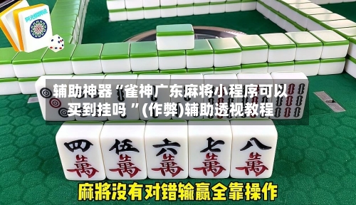 辅助神器“雀神广东麻将小程序可以买到挂吗 ”(作弊)辅助透视教程-第1张图片